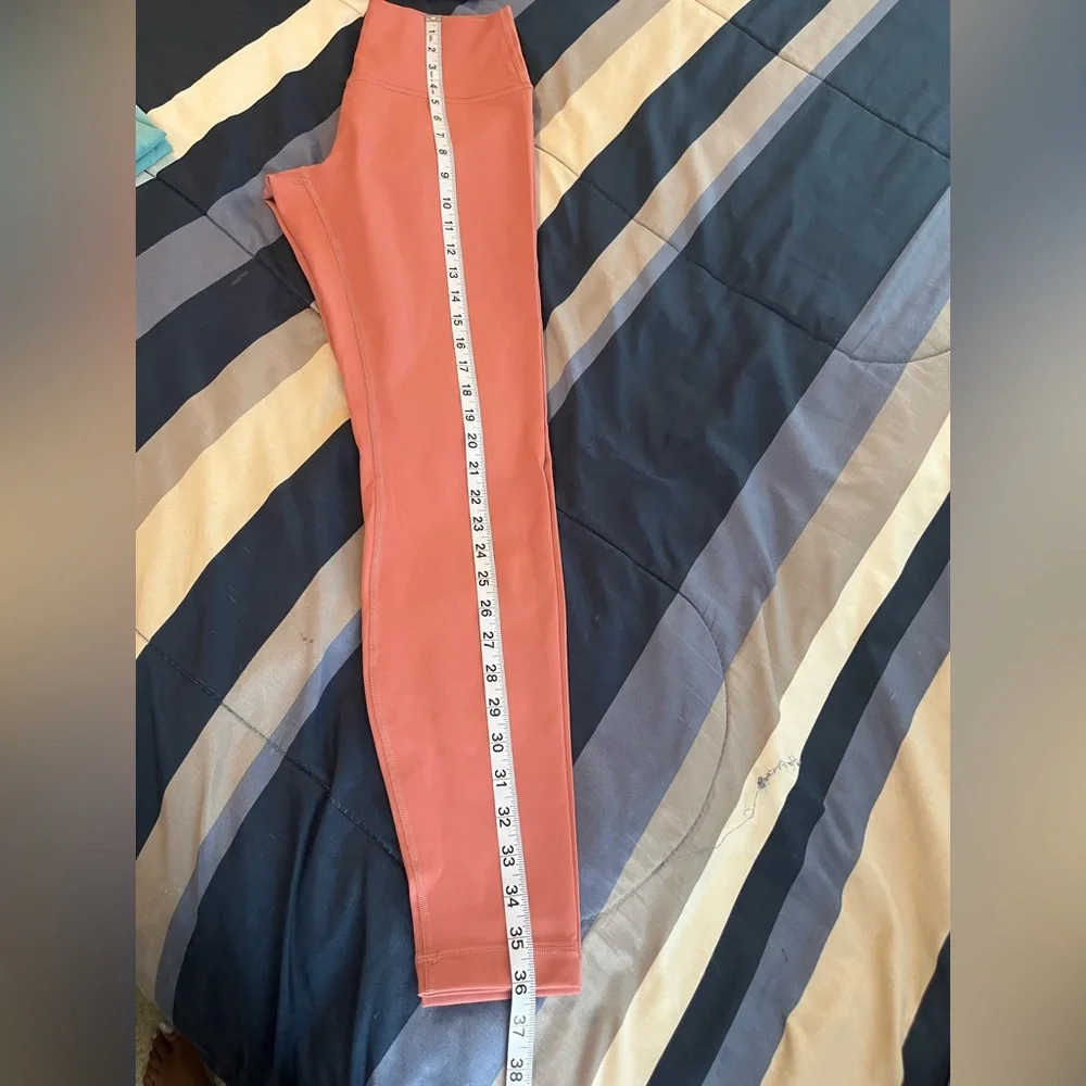 🍋 LIKE NEW Lululemon Wunder Under High-Rise Tight 28" - Brier Rose - Sz 8 - Picture 10 of 12